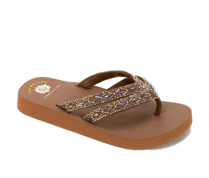 Women's Yellow Box Norma Flip-Flops