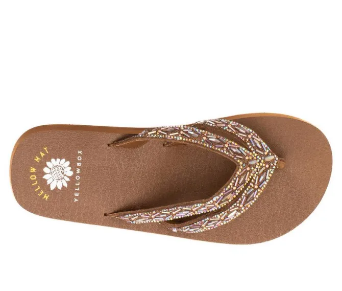 Women's Yellow Box Norma Flip-Flops