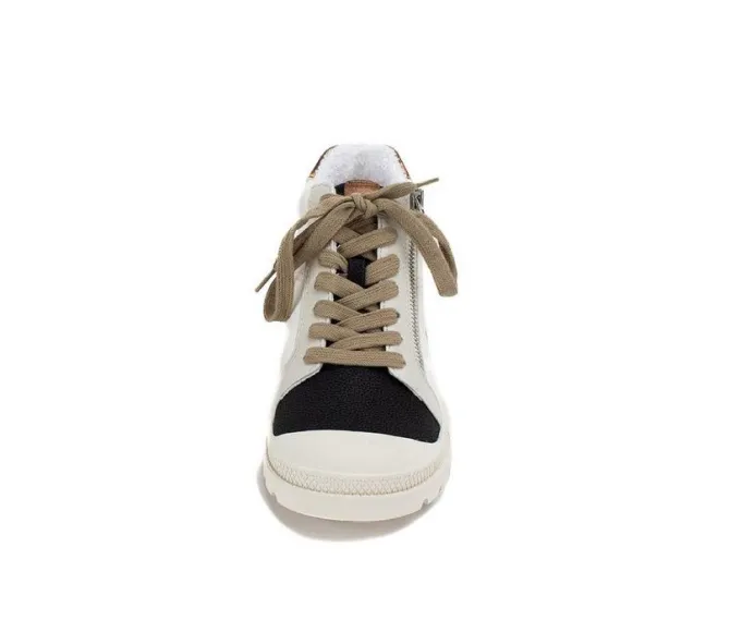 Women's Yellow Box Parrott High Top Fashion Sneakers