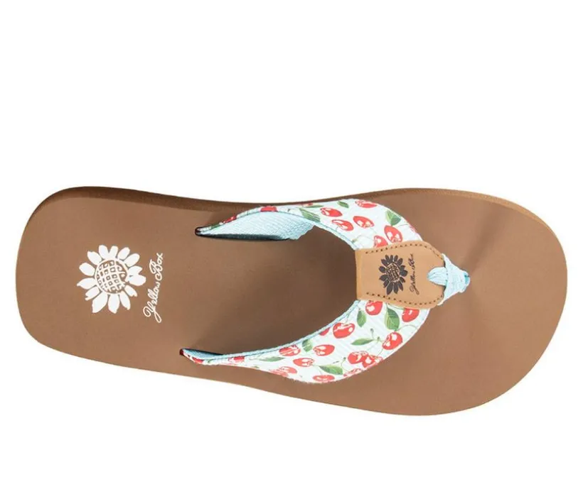Women's Yellow Box Rosamel Flip-Flops