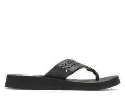 Women's Yellow Box Sharen Flip-Flops