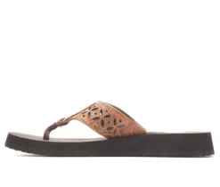 Women's Yellow Box Sharen Flip-Flops