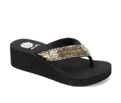 Women's Yellow Box Silvyn Flip-Flops