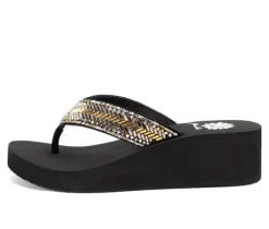 Women's Yellow Box Silvyn Flip-Flops
