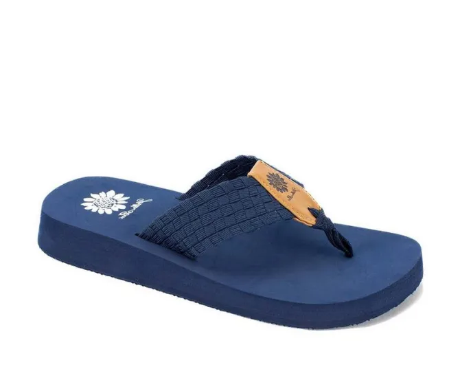 Women's Yellow Box Soleil Flip-Flops
