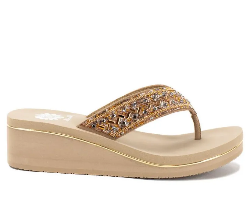 Women's Yellow Box Srida Flip-Flops