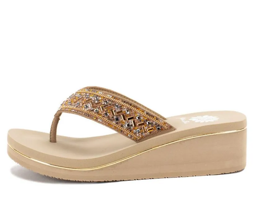 Women's Yellow Box Srida Flip-Flops