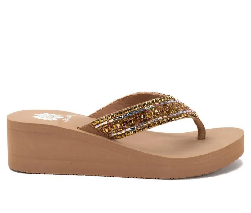 Women's Yellow Box Steffie Flip-Flops