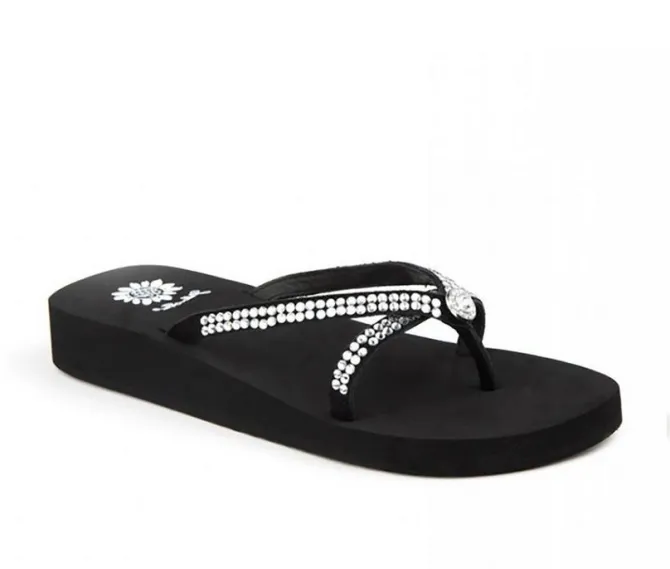Women's Yellow Box Stormy Flip-Flops