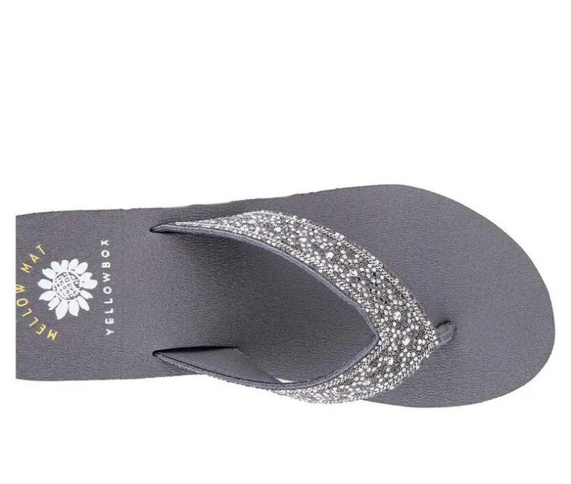 Women's Yellow Box Waneta Wedge Flip-Flops