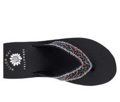 Women's Yellow Box Waneta Wedge Flip-Flops