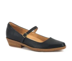 Women's Yellow Box Wilma Low Heeled Maryjanes
